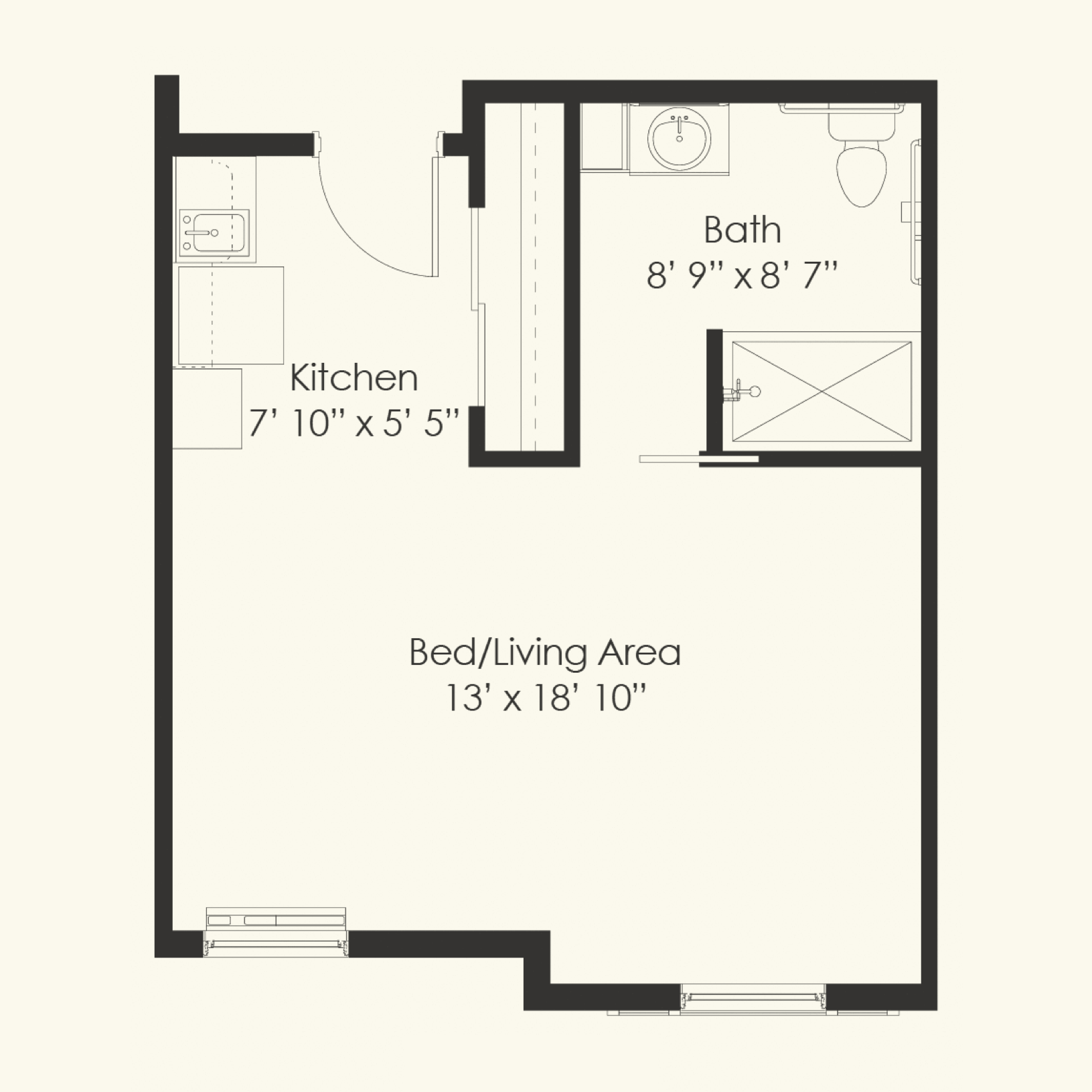 studio layout