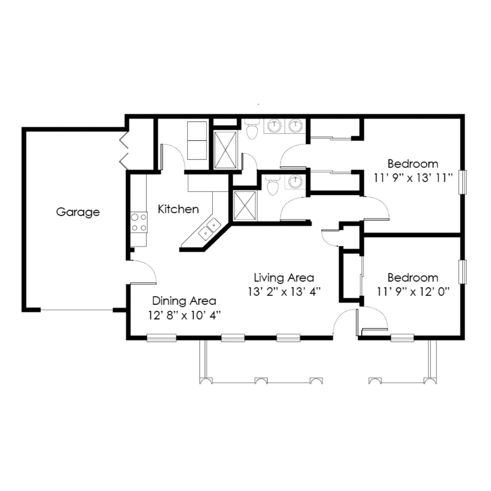 Independent Living 2 bed, 2 bath