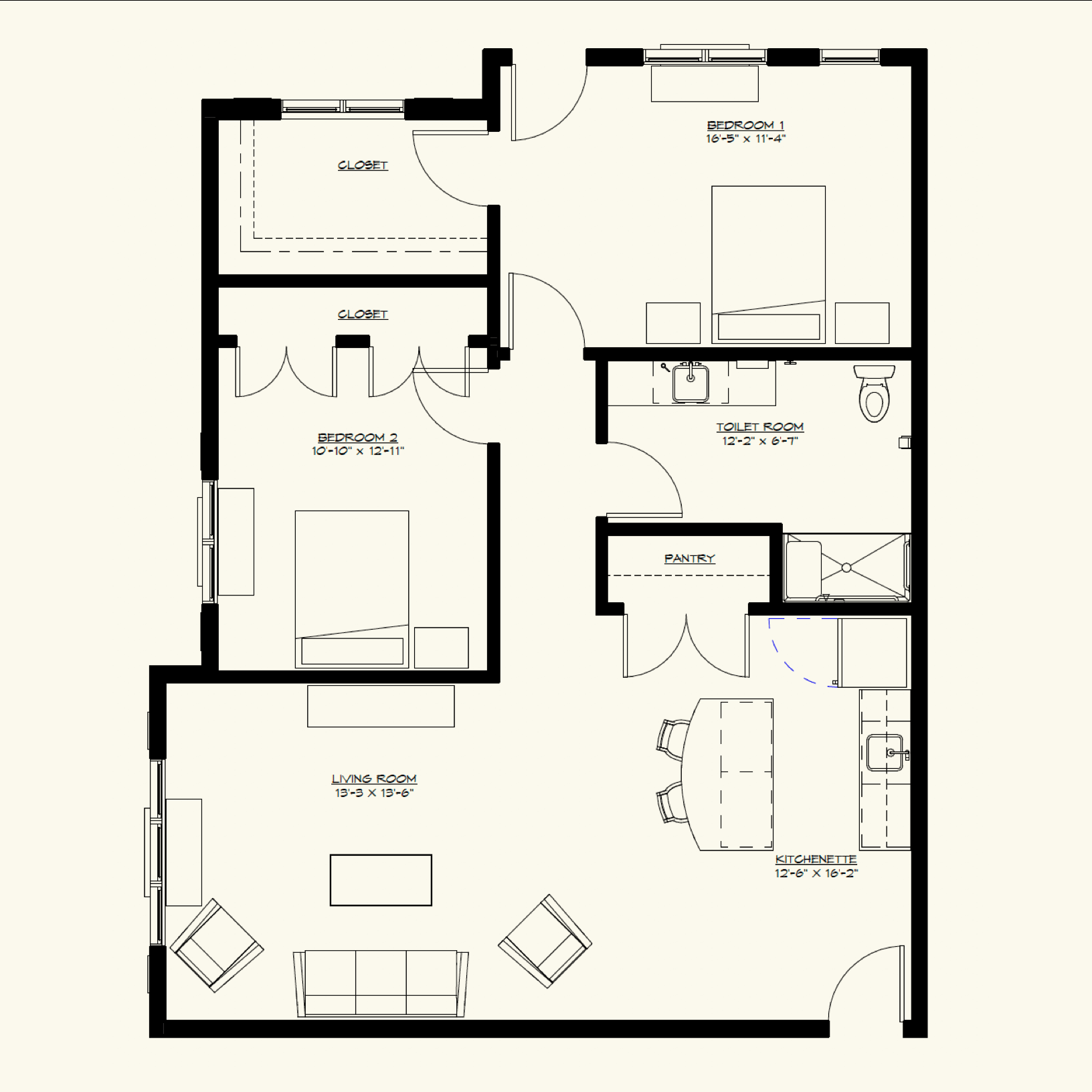 Personal Care Two Bedroom A