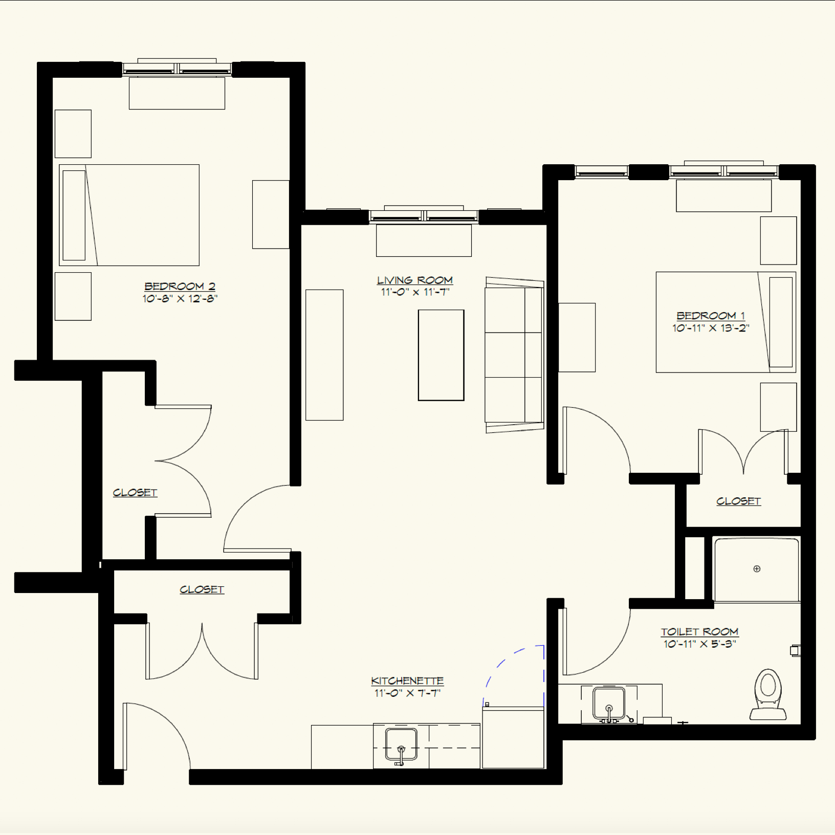 Personal Care Two Bedroom B