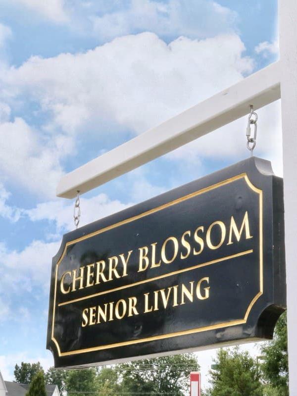 Cherry Blossom exterior sign
