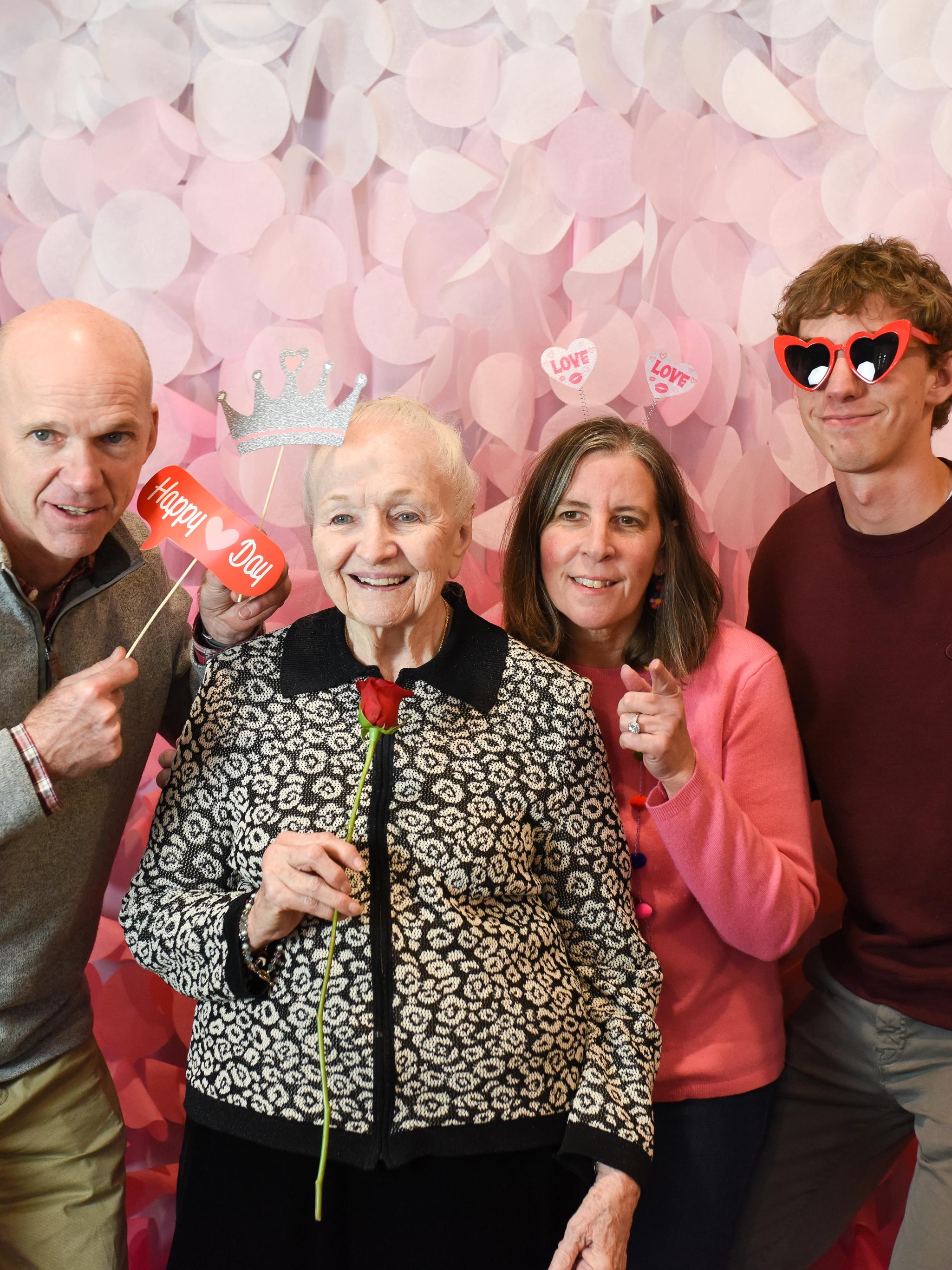 group of people celebrating and posing for the camera